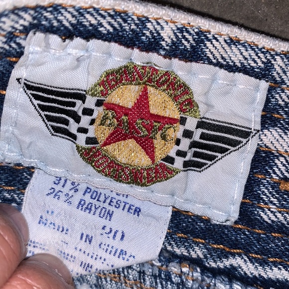 VINTAGE JEANTONIC ACID WASH DENIM JEANS - Picture 3 of 7